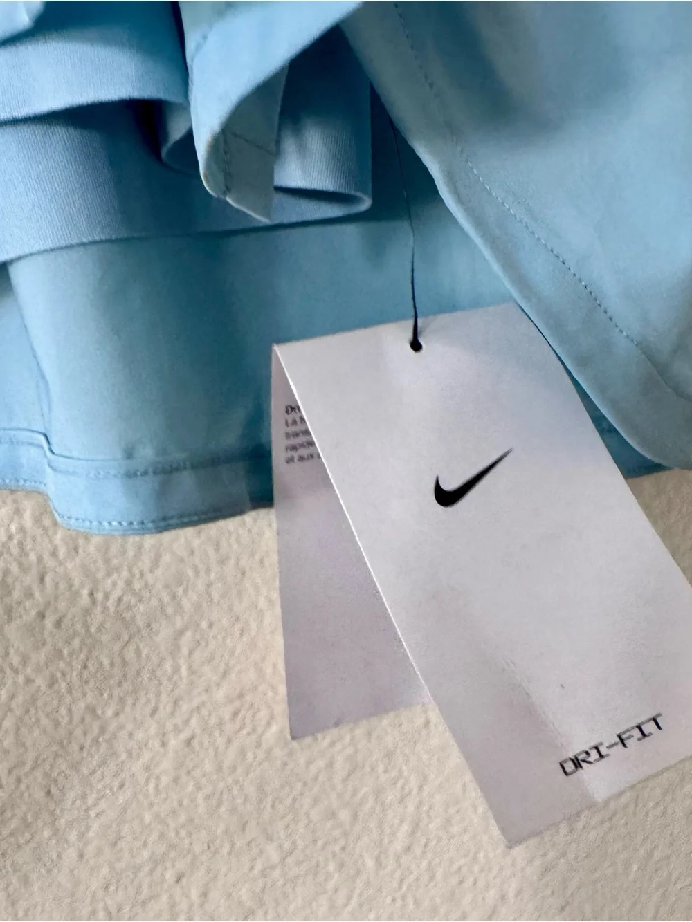 NWT Nike Dri-FIT Women’s Skort Size XL Light Blue Built-In Shorts Athletic
